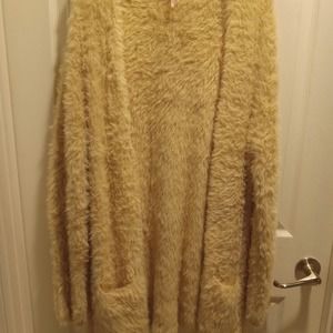 Free People Soft Ivory Cardigan